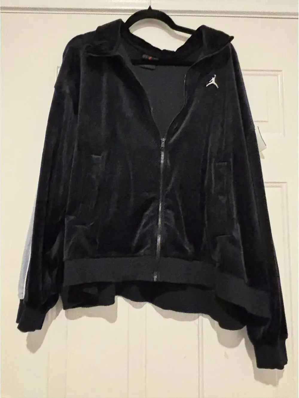 Men's Michael jordan velour zip up sweatshirt‎ sz 2XL #1397